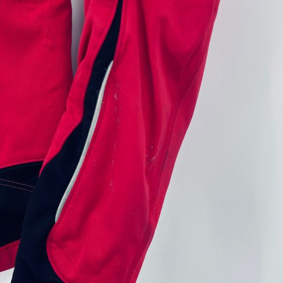 Hi-Vis Windstopper Soft Shell Cycling Jacket Gore Bike Wear Women’s Red Black S - Picture 9 of 10